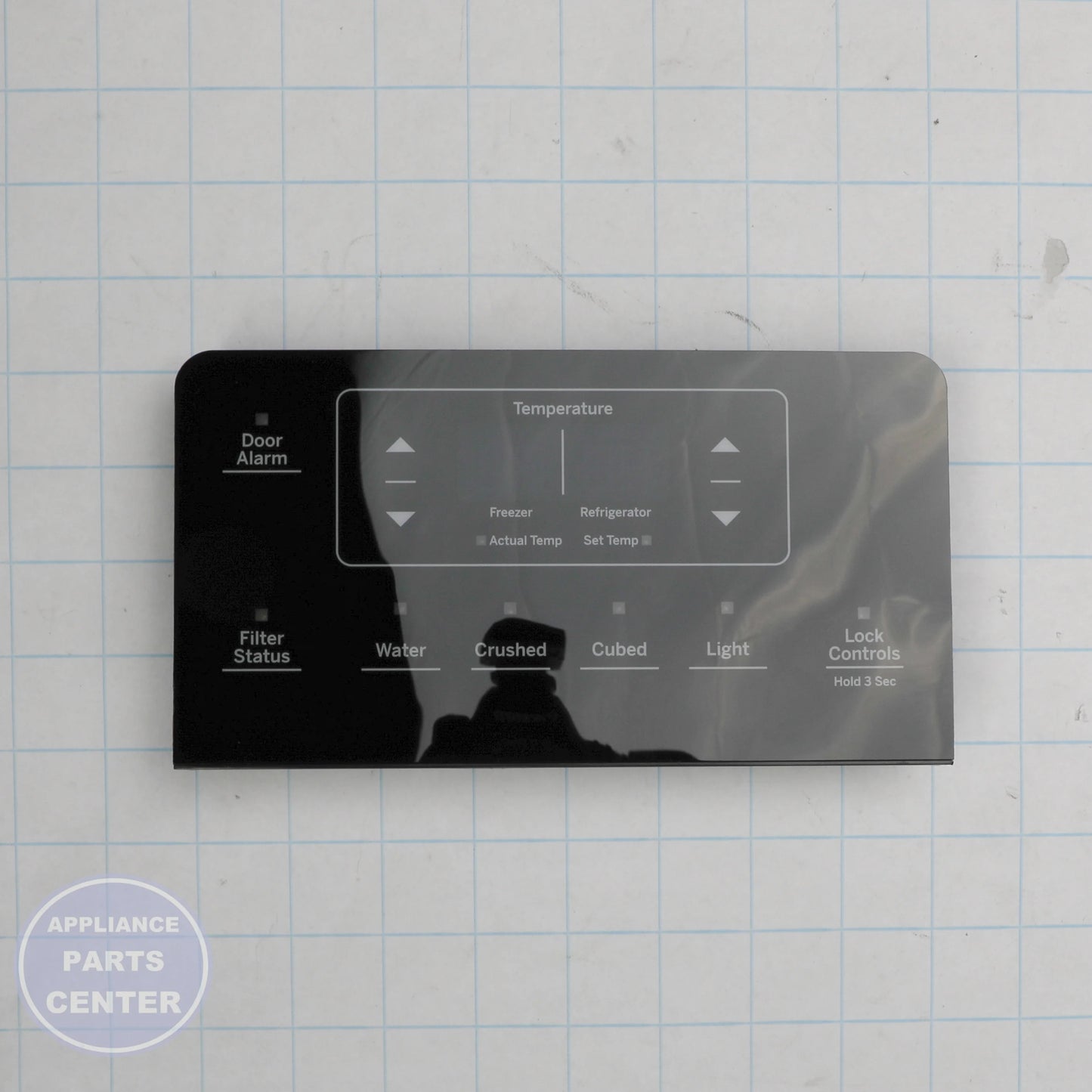 INTERFACE DISPENSER ASM WR55X11042 - Side view with precise measurements for ideal fit