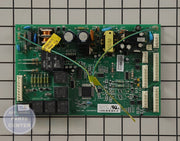 GE Main Control Board WR55X11059 - Main view showing circuit components for GE refrigerator models