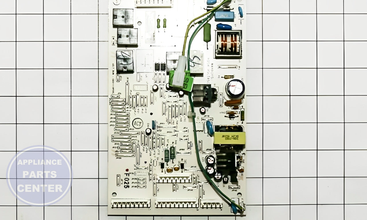 GE REFRIG CONTROL BOARD + CORE WR55X11072C - Main view showing energy-efficient operation for GE refrigerator models