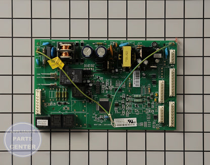 GE Control Board WR55X11080 - Main view showing temperature control for GE models