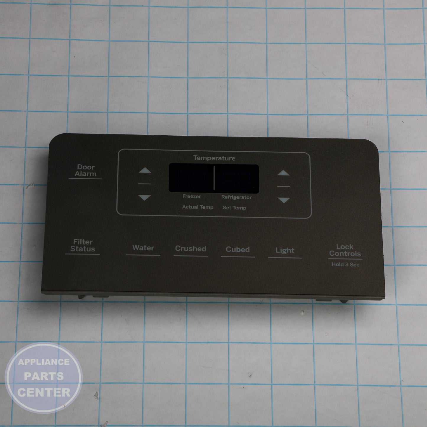 INTERFACE DISPENSER ASM WR55X20459 - Side view with 10 lbs ice capacity