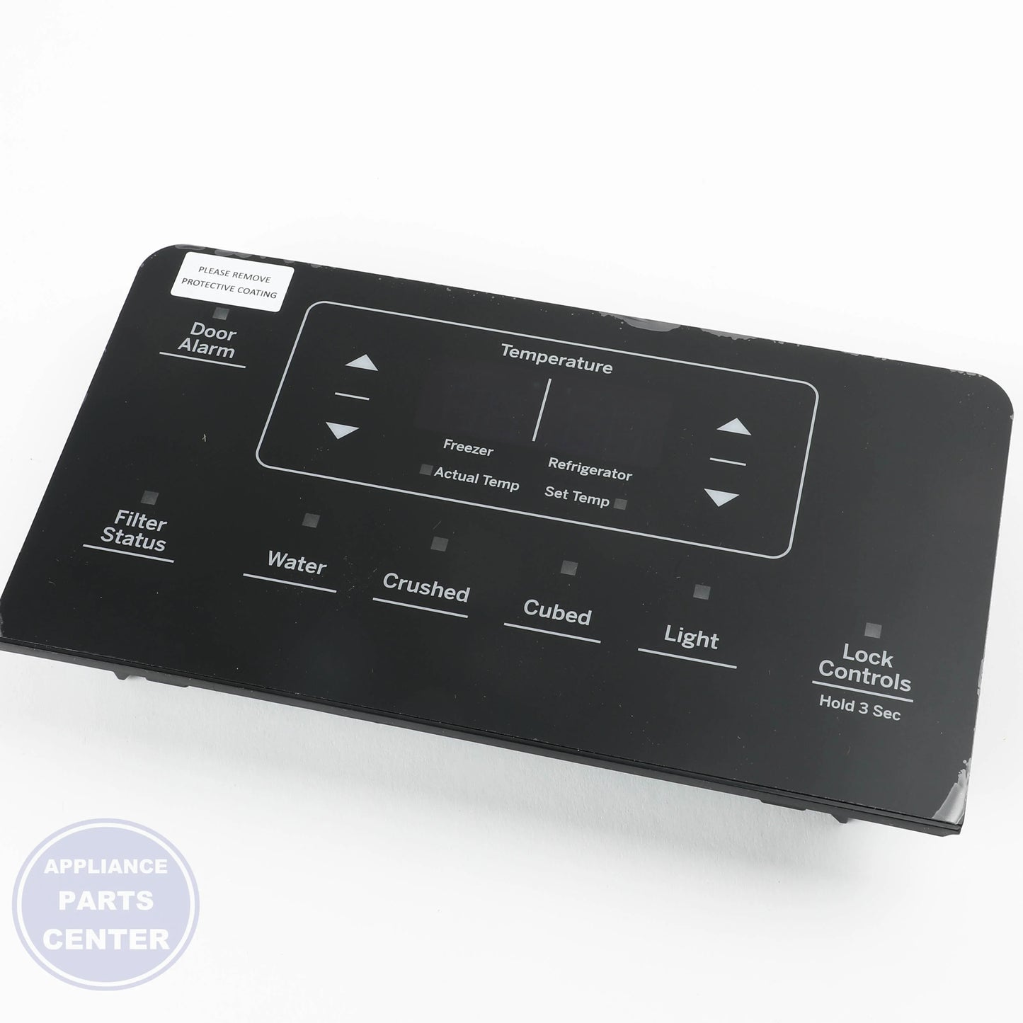 GEH INTERFACE DISPENSER ASM WR55X20471 - Installation in GEH Refrigerator showing essential mounting points