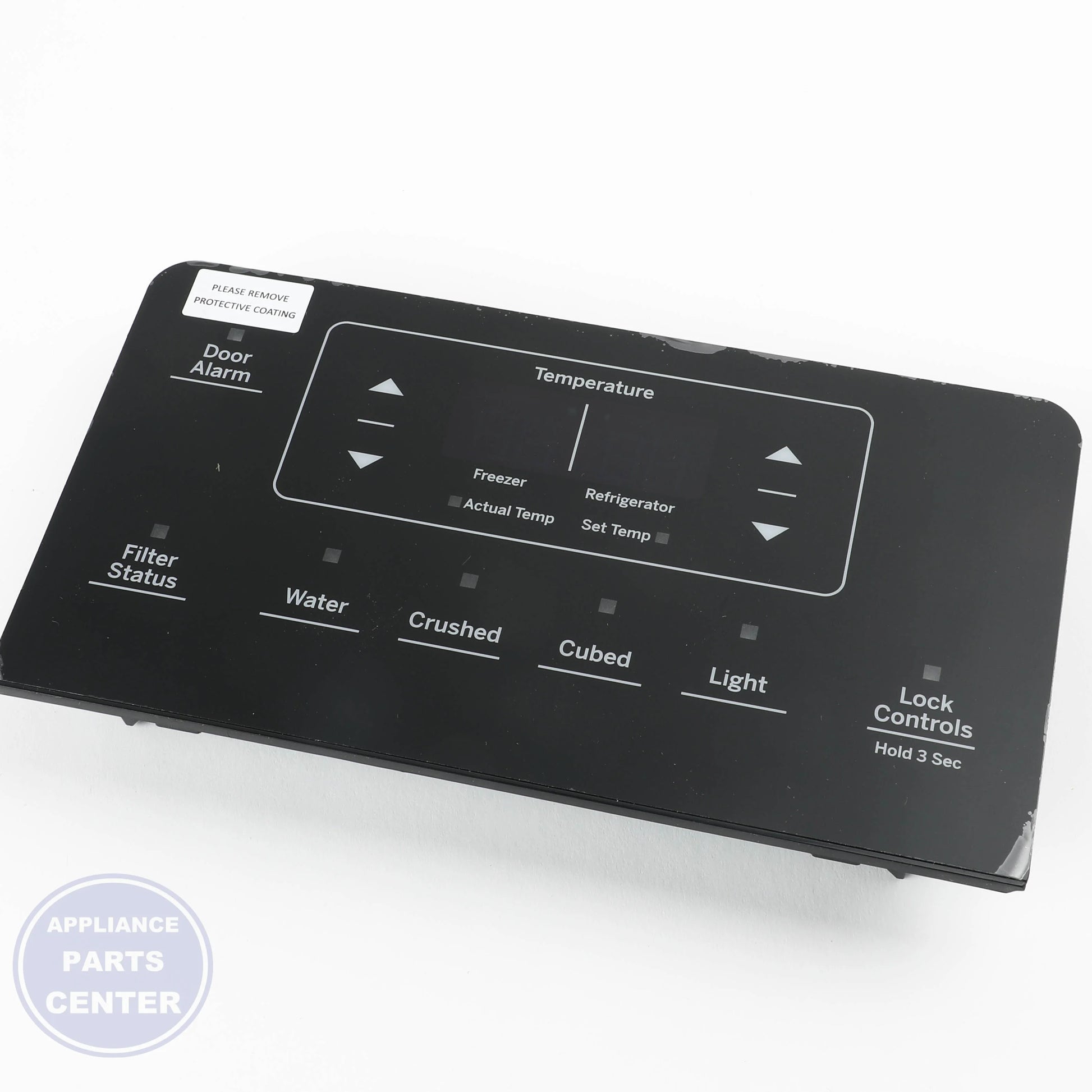 GEH INTERFACE DISPENSER ASM WR55X20471 - Installation in GEH Refrigerator showing essential mounting points