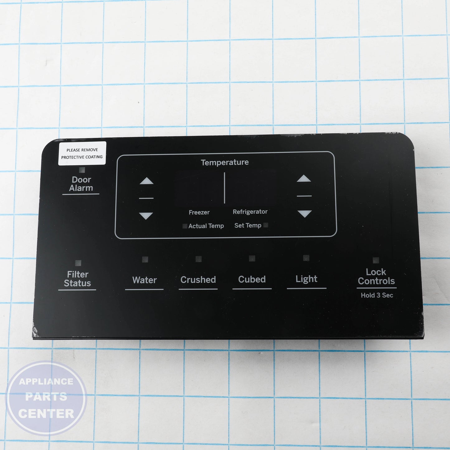GEH INTERFACE DISPENSER ASM WR55X20471 - Installation in GEH Refrigerator showing essential mounting points