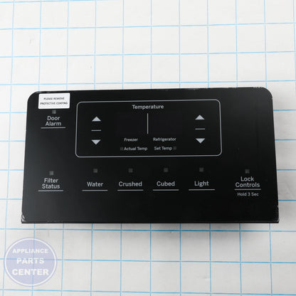 GEH INTERFACE DISPENSER ASM WR55X20471 - Installation in GEH Refrigerator showing essential mounting points