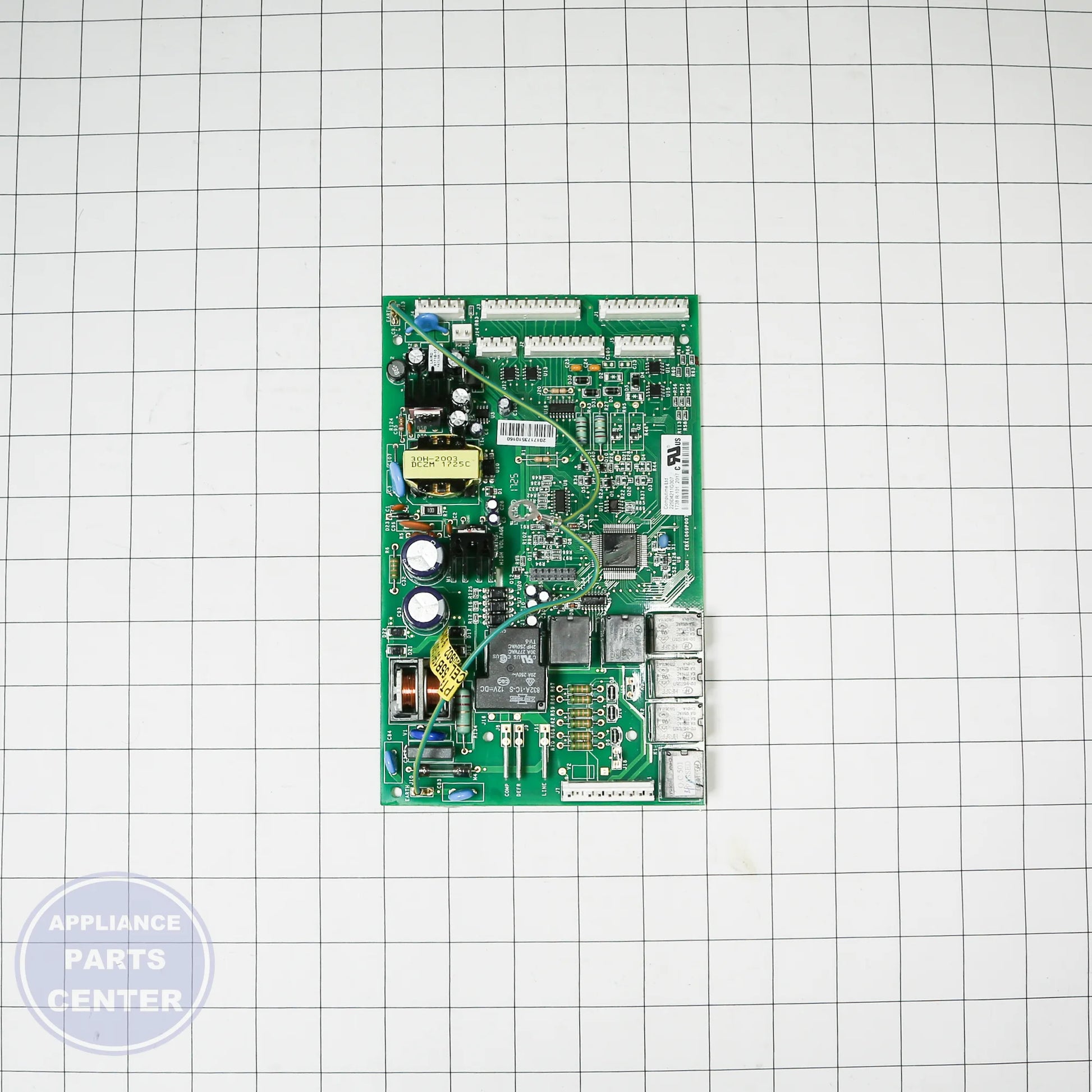 GEH BOARD ASM MAIN CONTROL WR55X23354 - Installation in specific model showing mounting points