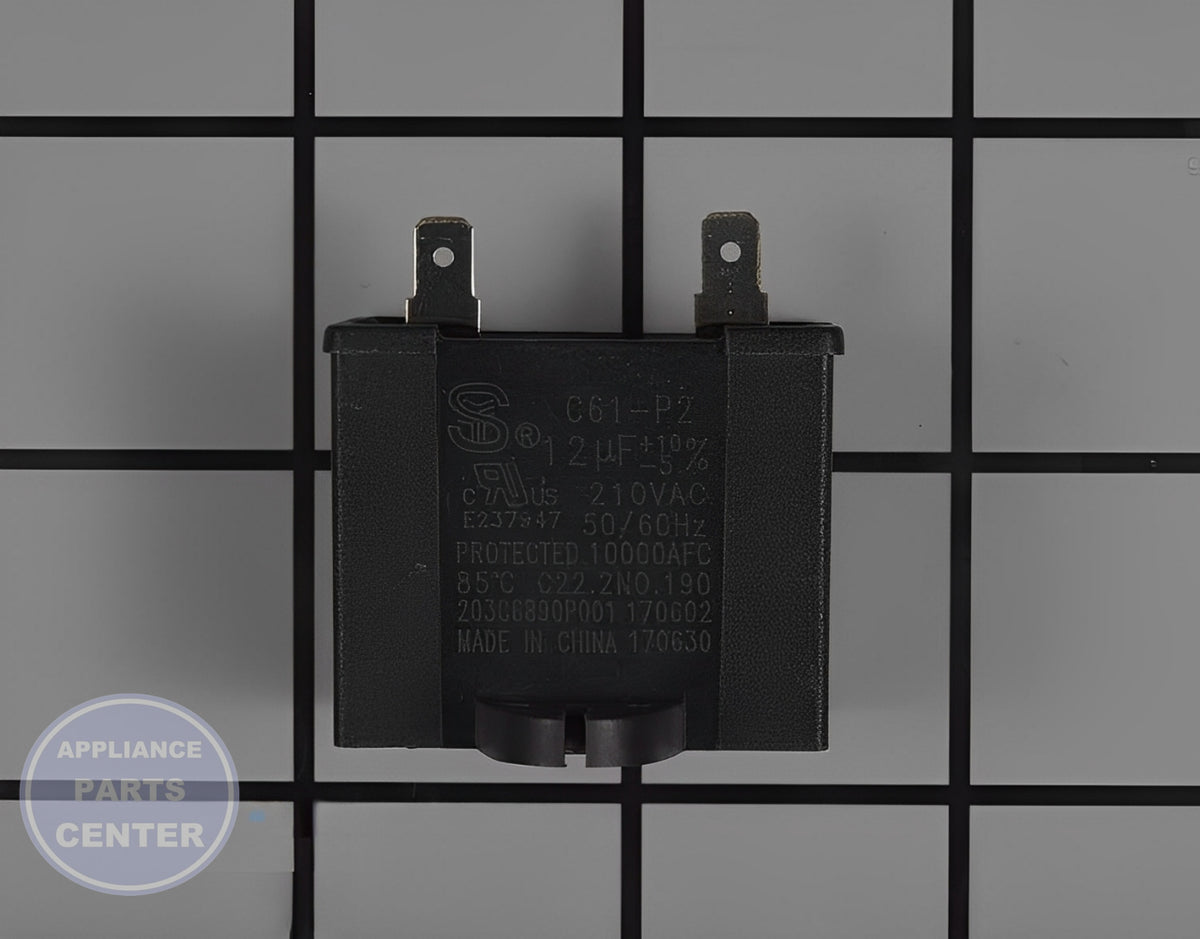 GE REFRIGERATOR RUN CAPACITOR WR55X24064 - Main view showing compatibility with various GE models