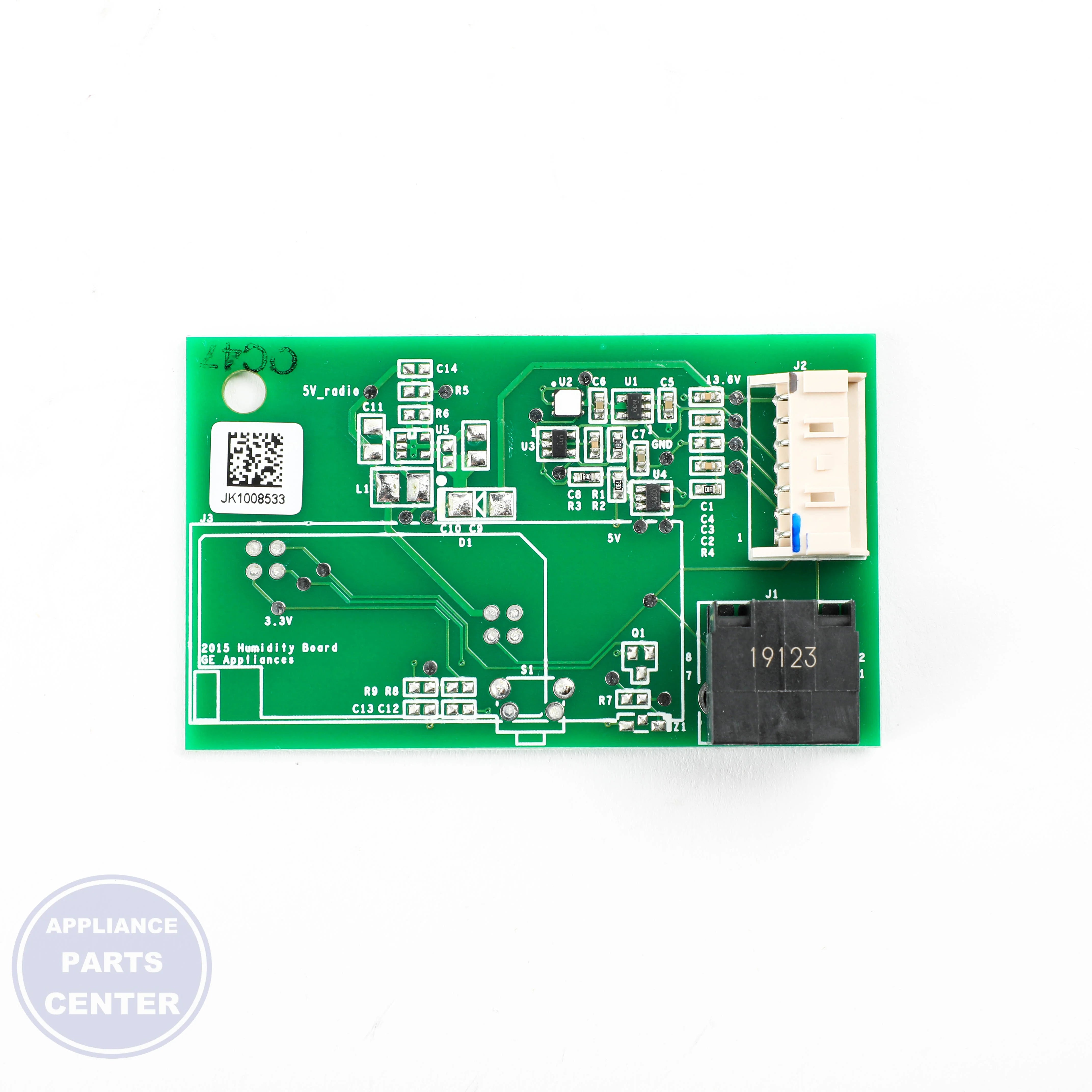 GEH PCB ASM HUMIDITY BOARD WR55X24585 - Main view showing precise humidity control for GEH models