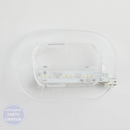 GEH BOARD LED LIGHT ASM WR55X24870 - Installation in GEH Refrigerator showing key mounting points