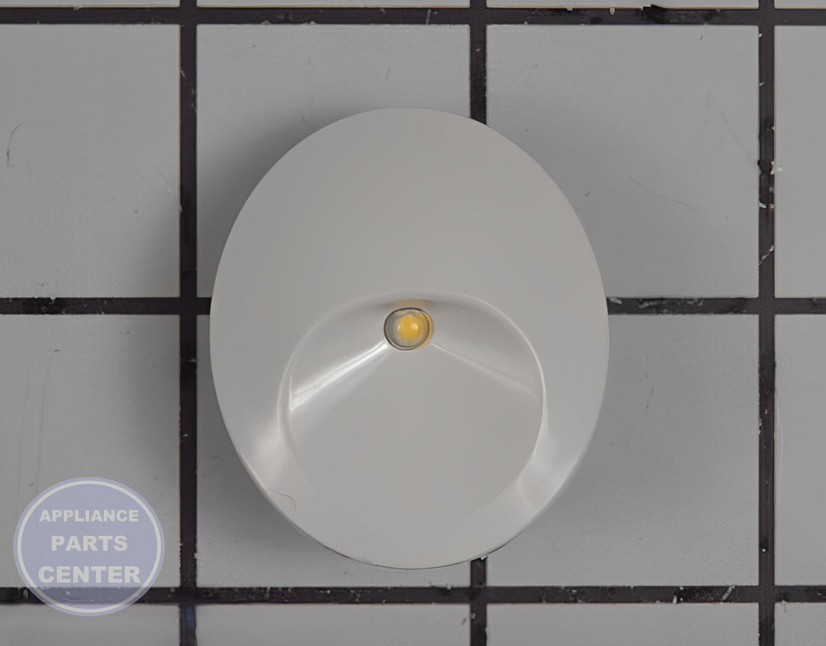 GE REFRIGERATOR LED FRESH FOOD COVER ASSEMBLY WR55X25754 - Main view showing bright illumination for GEN models