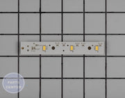 GE REFRIGERATOR LED LIGHT BOARD WR55X26671 - Main view showing bright illumination for GEN Refrigerator