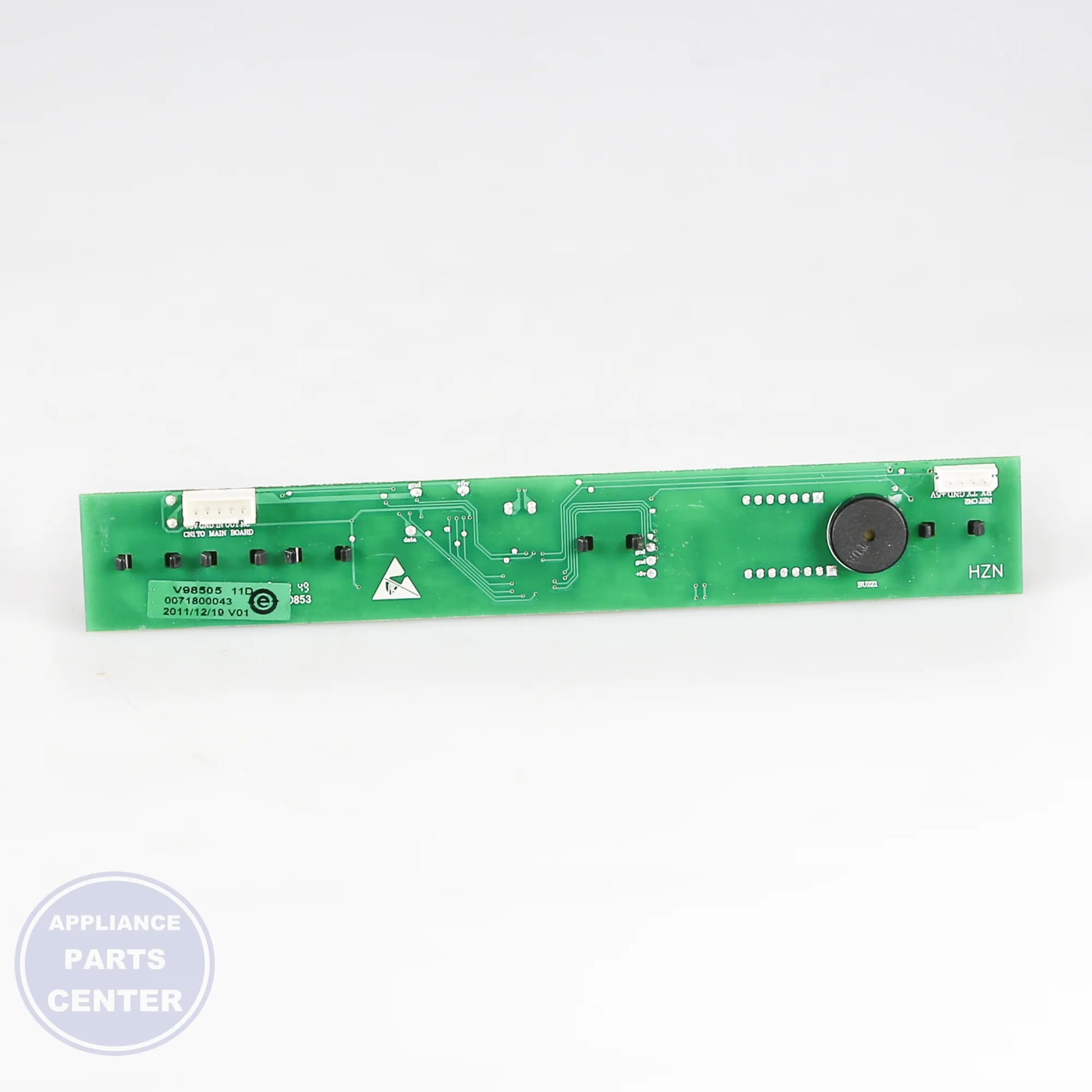 GEH CONTROL BOARD WR55X28261 - Installation in specific model showing mounting points