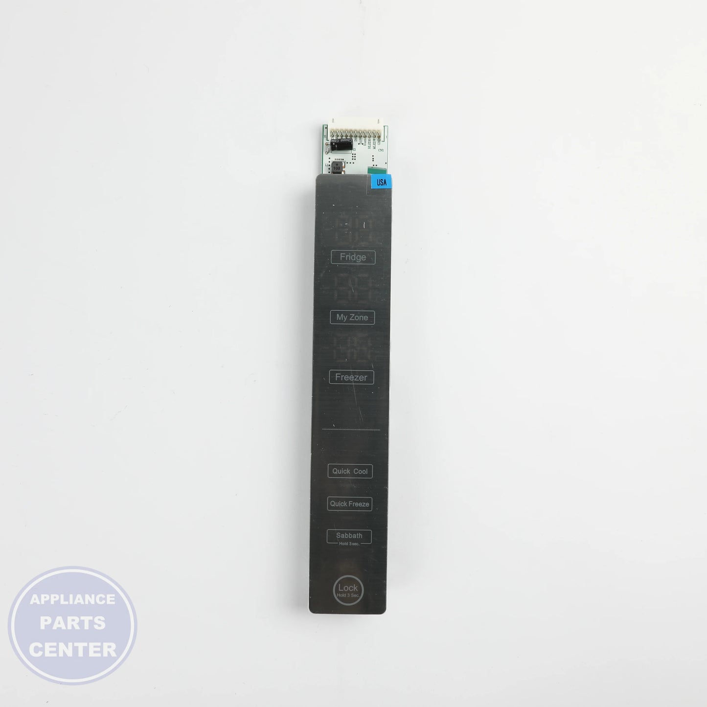 USER INTERFACE DISPLAY WR55X29736 - Side view with precise measurements