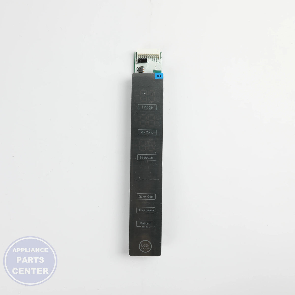 USER INTERFACE DISPLAY WR55X29736 - Side view with precise measurements