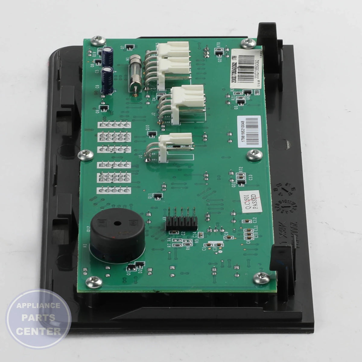 GEH DISPENSER INTERFACE & BOARD DORIAN GRAY WR55X30691 - Installation in GEH model showing key mounting points
