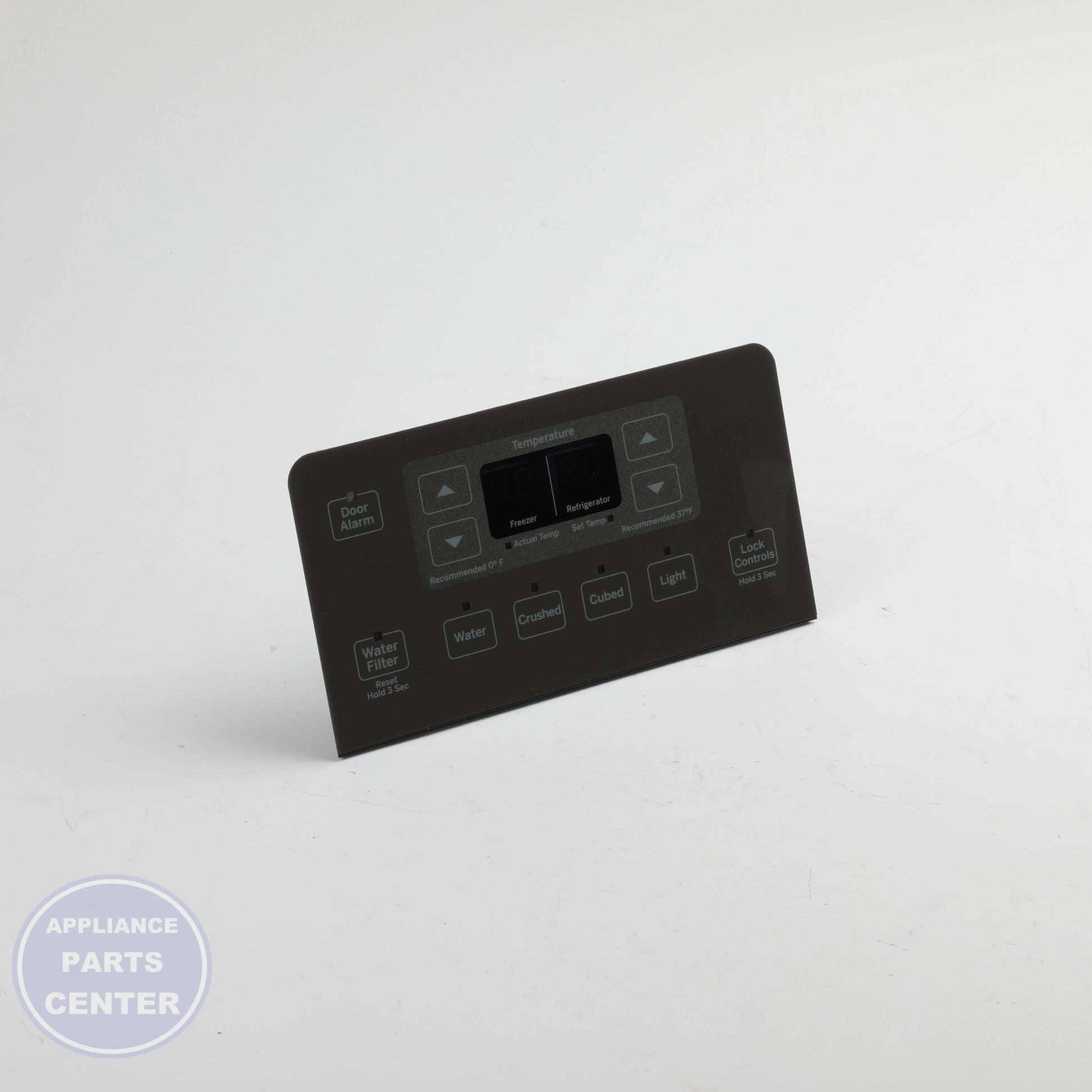 GEH DISPENSER INTERFACE & BOARD DORIAN GRAY WR55X30691 - Installation in GEH model showing key mounting points