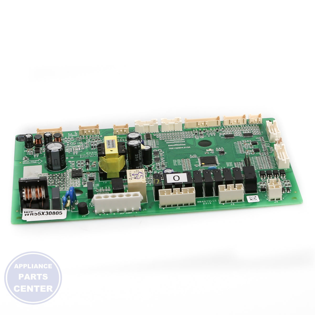 GEH REFRIGERATOR MAIN CONTROL BOARD WR55X30805 - Installation in specific model showing key mounting points