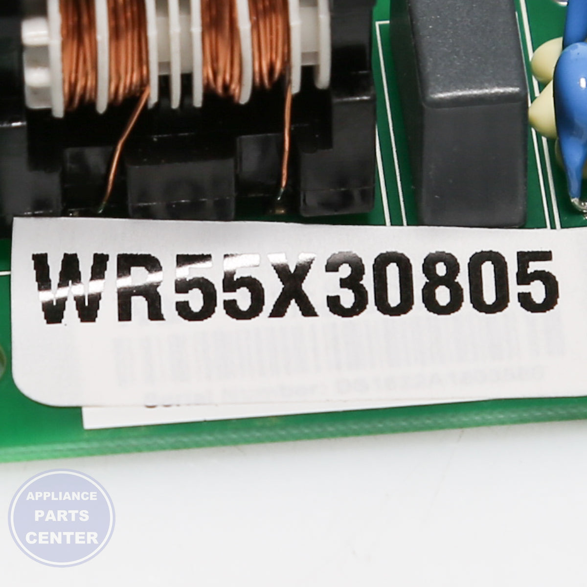GEH REFRIGERATOR MAIN CONTROL BOARD WR55X30805 - Installation in specific model showing key mounting points
