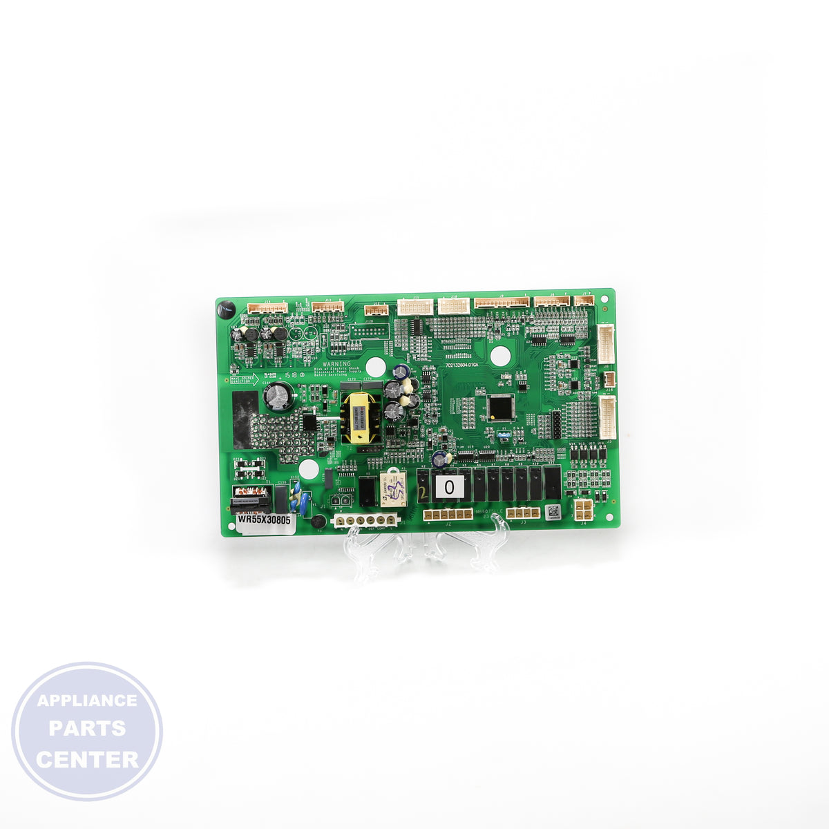 GEH REFRIGERATOR MAIN CONTROL BOARD WR55X30805 - Installation in specific model showing key mounting points