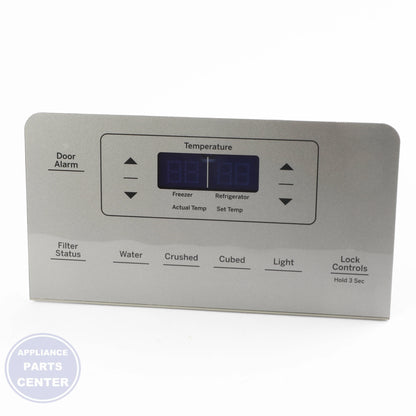 GEH GREY UI AND BOARD WR55X31006 - Detailed view of circuit board components