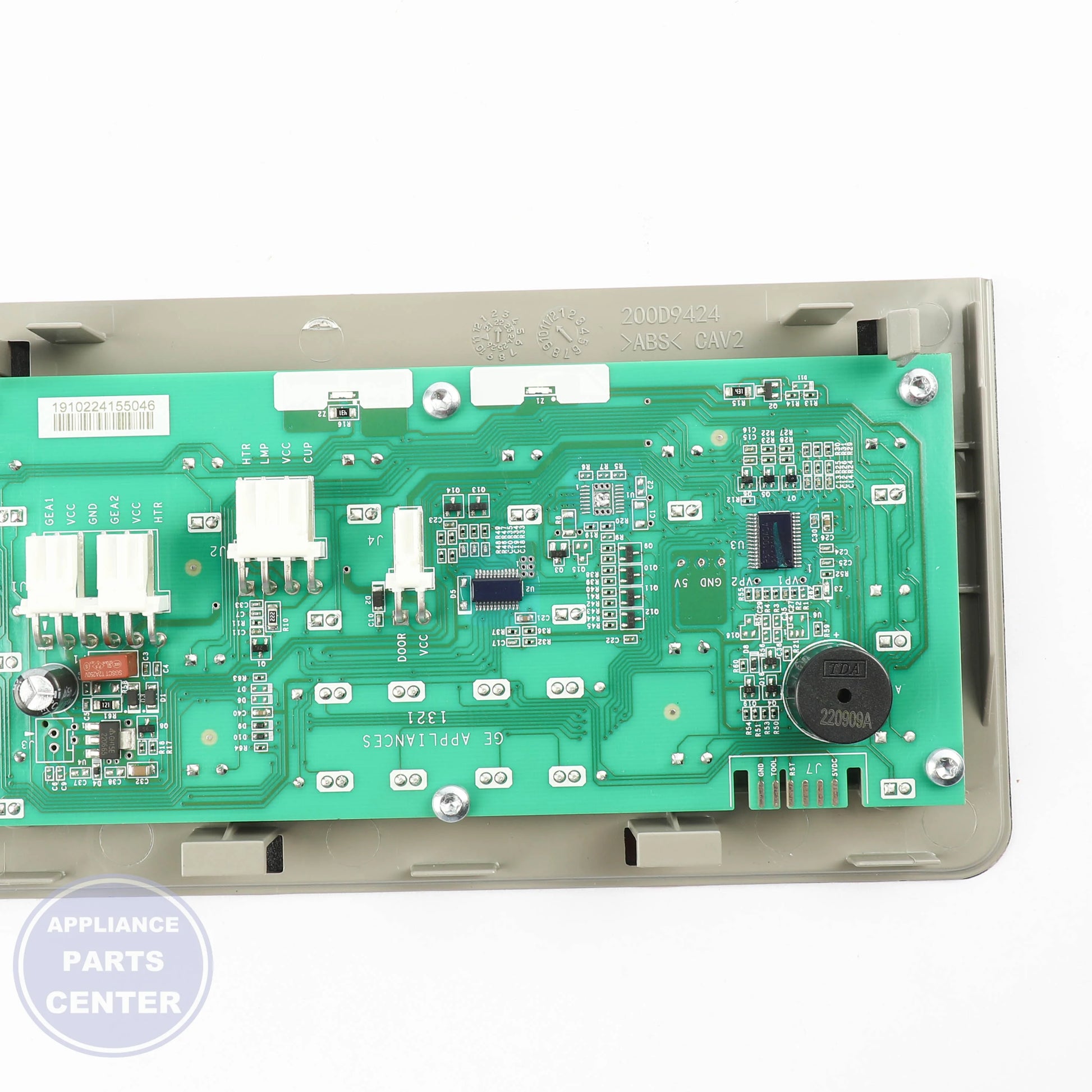 GEH GREY UI AND BOARD WR55X31006 - Main view showing control panel for specific GEH models