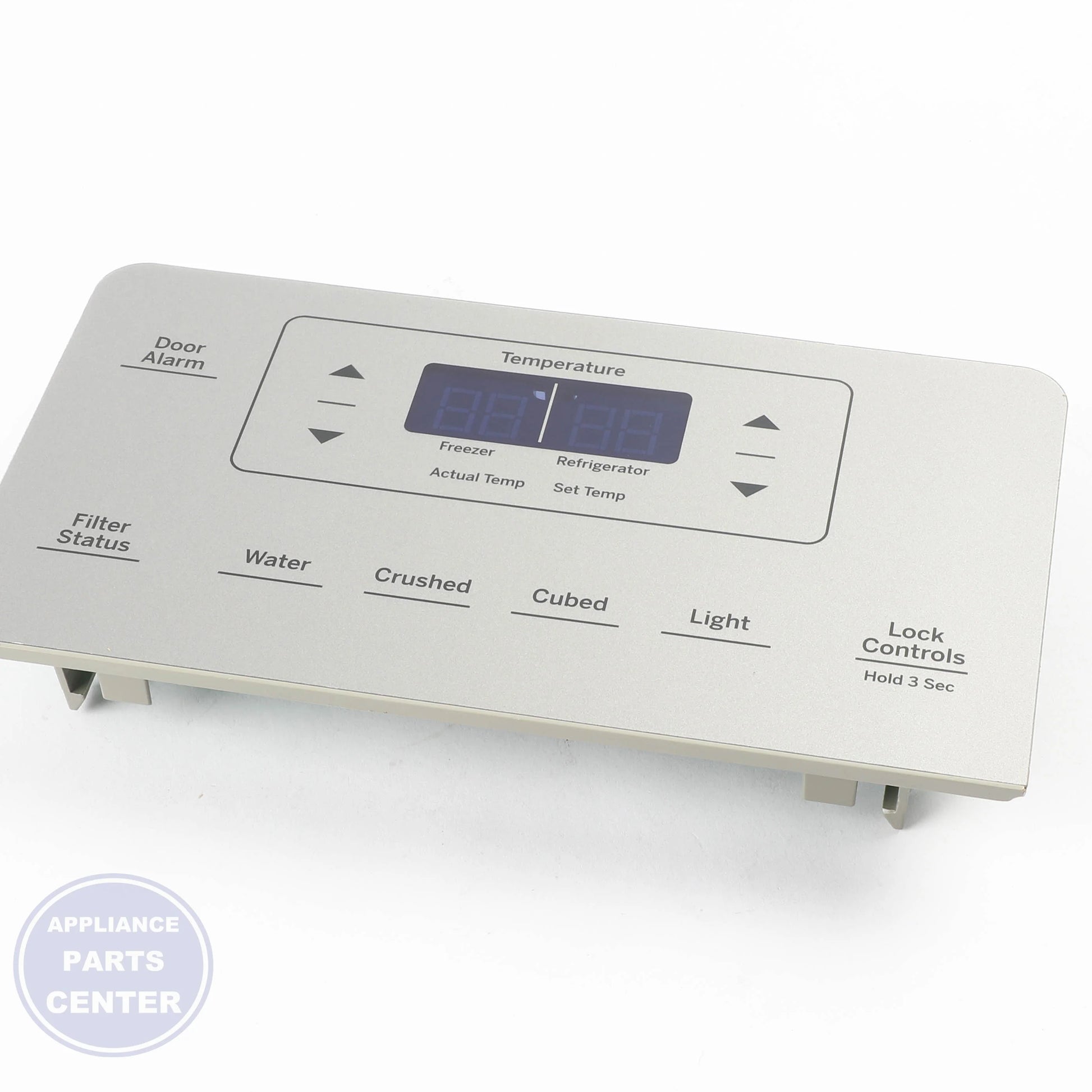 GEH GREY UI AND BOARD WR55X31006 - Installation in GEH model showcasing mounting points