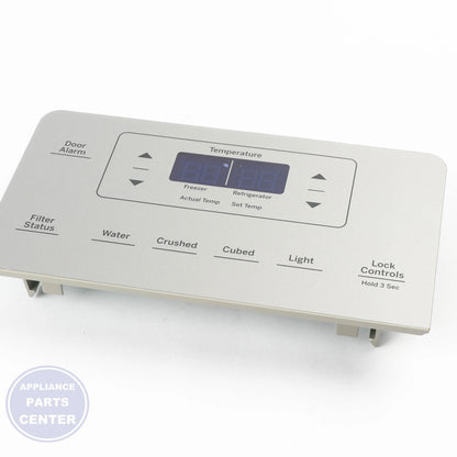 GEH GREY UI AND BOARD WR55X31006 - Installation in GEH model showcasing mounting points
