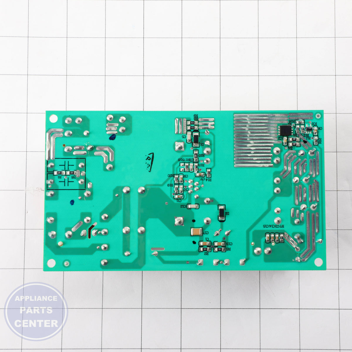 GEH REFRIGERATOR POWER SUPPLY BOARD WR55X31984 - Installation in GEH XYZ model showing key mounting points