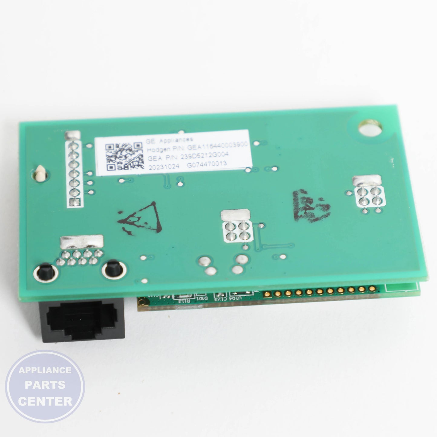 GEH WIFI AND HUMIDITY BOARD WR55X34645 - Installation in GEH fridge showing mounting points