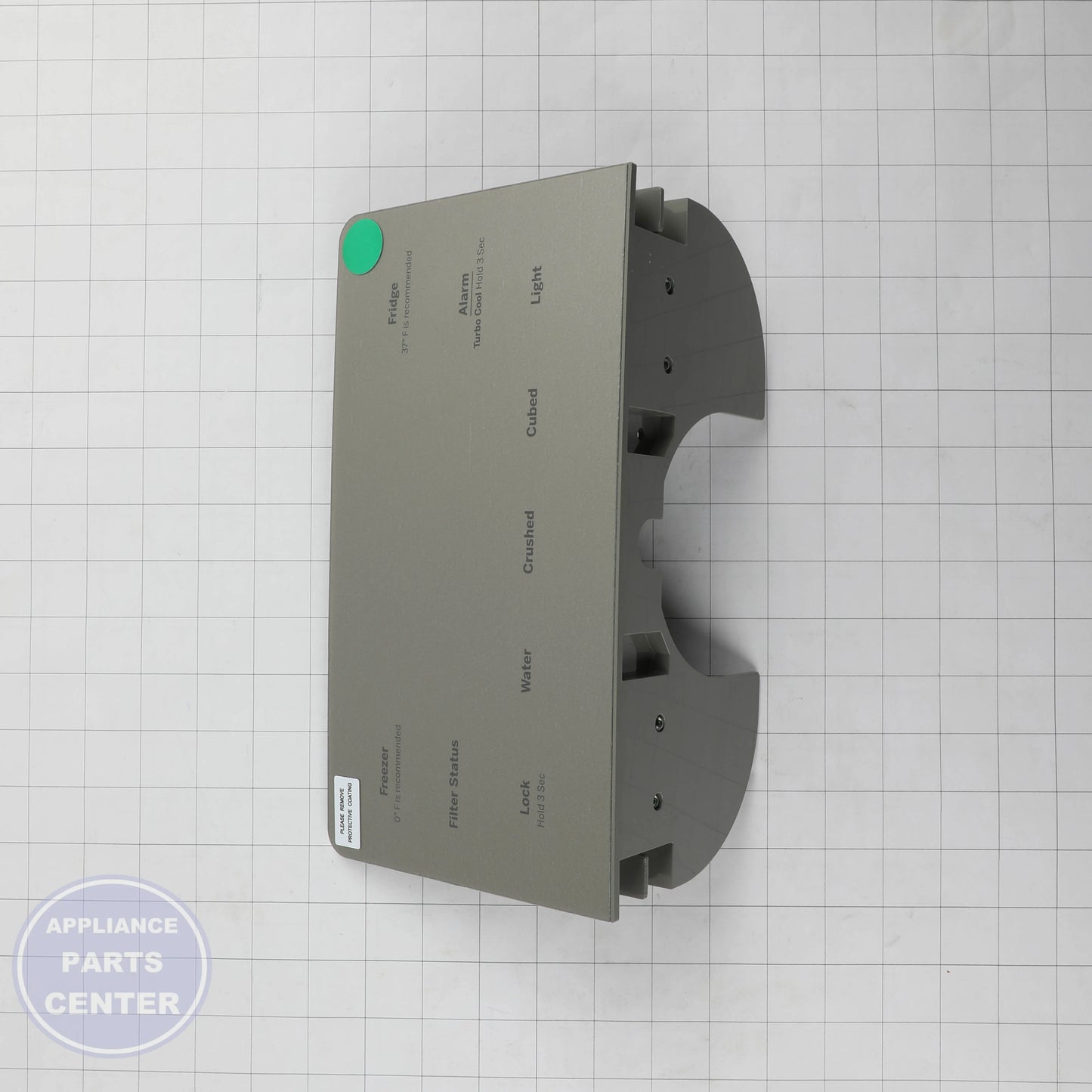 GEH DISPLAY CONTROL STAINLESS STEEL WR55X35529 - Installation in specific model showing mounting points