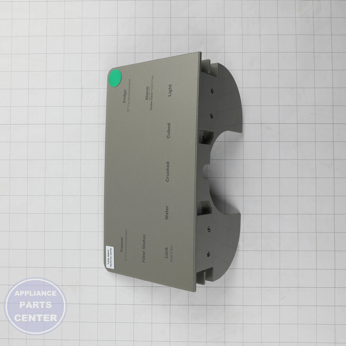 GEH DISPLAY CONTROL STAINLESS STEEL WR55X35529 - Installation in specific model showing mounting points