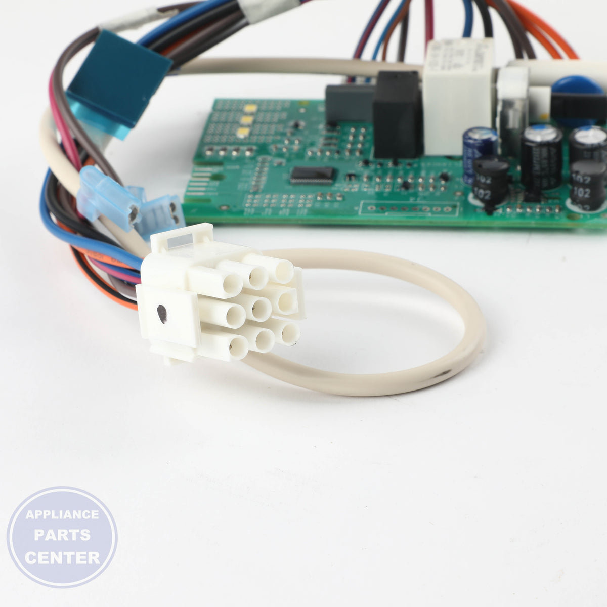 GEH REFRIGERATOR MAIN CONTROL BOARD WR55X43779 - Installation in specific GEH model showing key mounting points