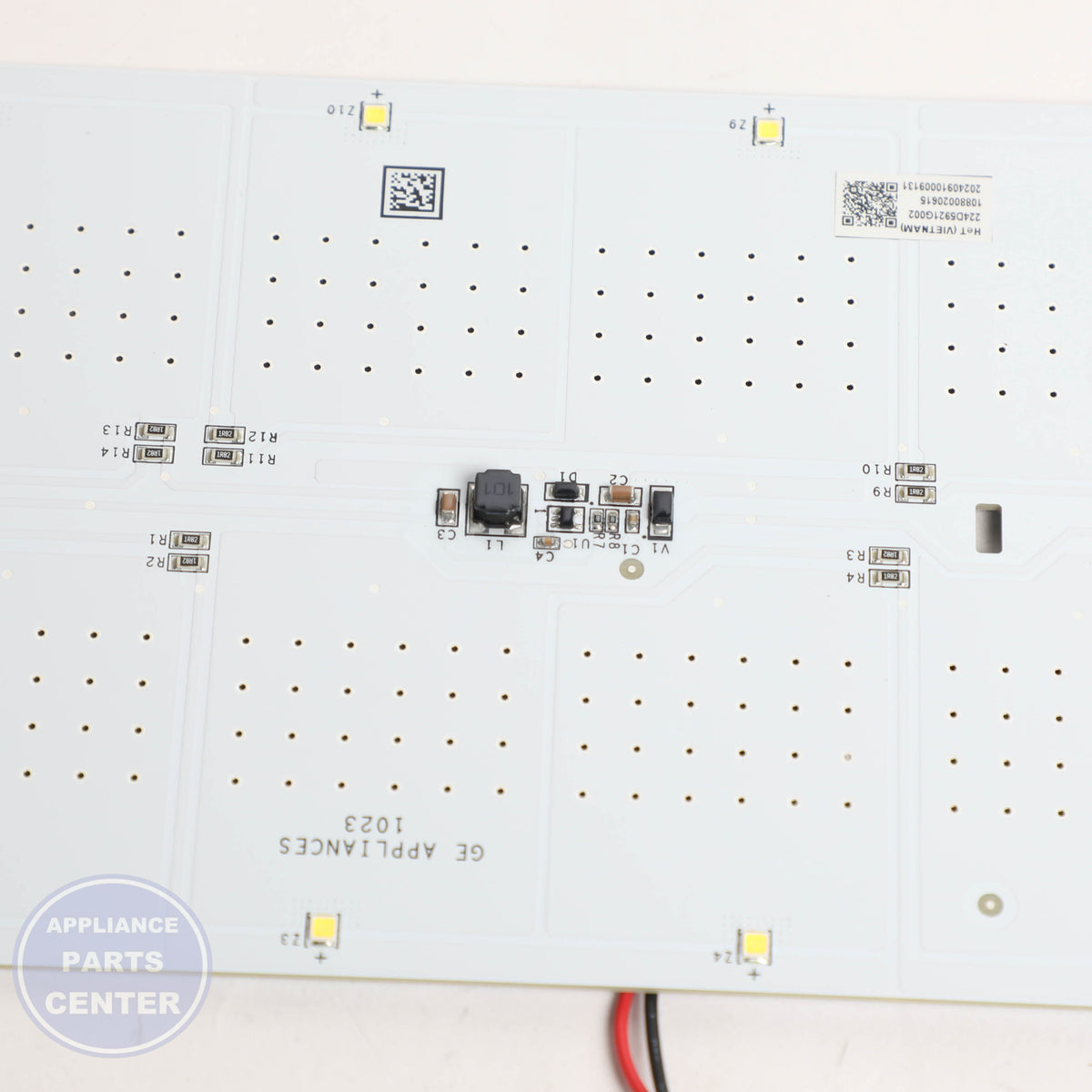 GEH TOP LED BOARD WR55X47615 - Main view showing bright illumination for GEH models