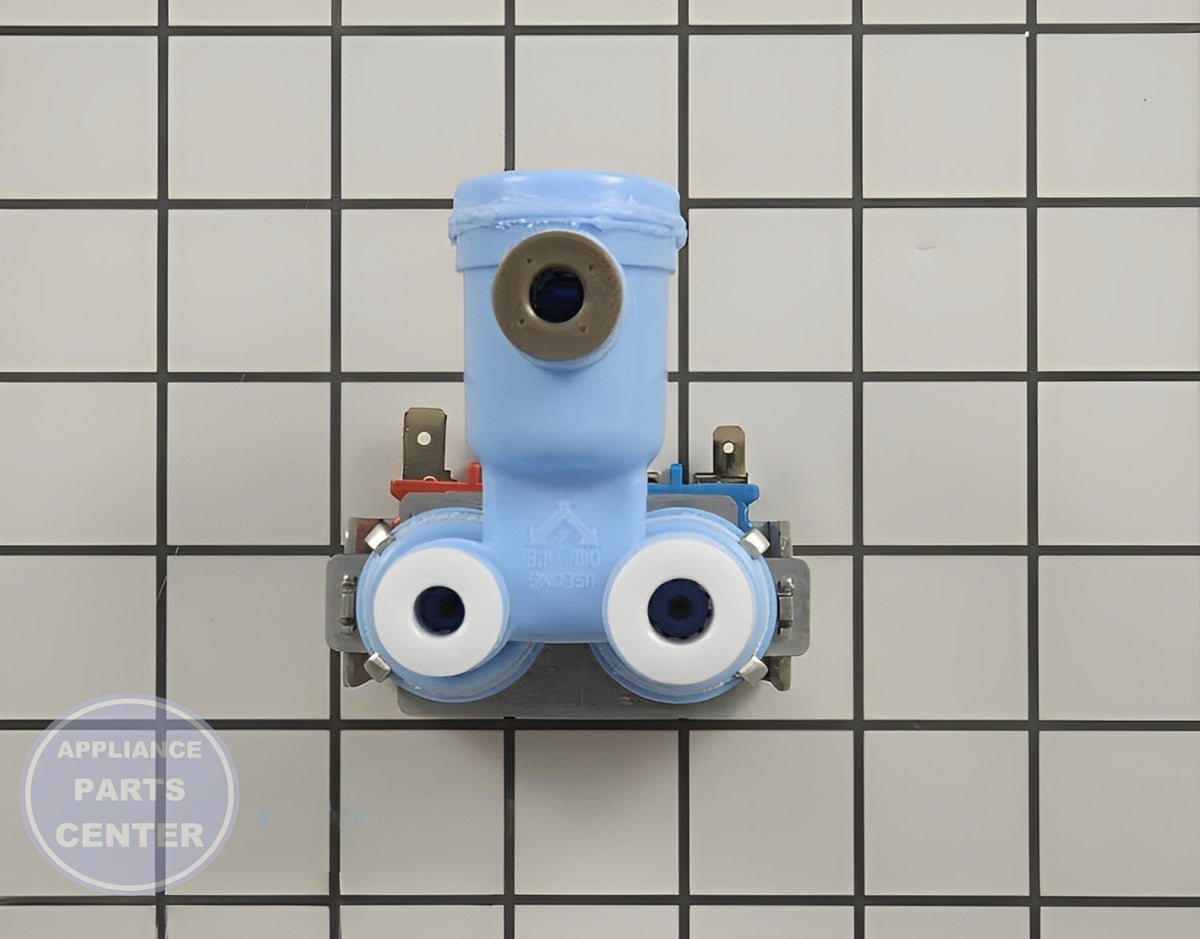 Water Inlet Valve WR57X10024 - Side view with 6x3x3 inches measurements