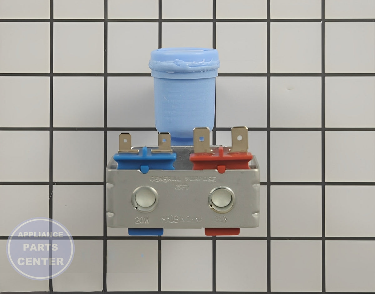 [GE] Water Inlet Valve WR57X10024 - Main view showing valve & float for GE Profile Refrigerator