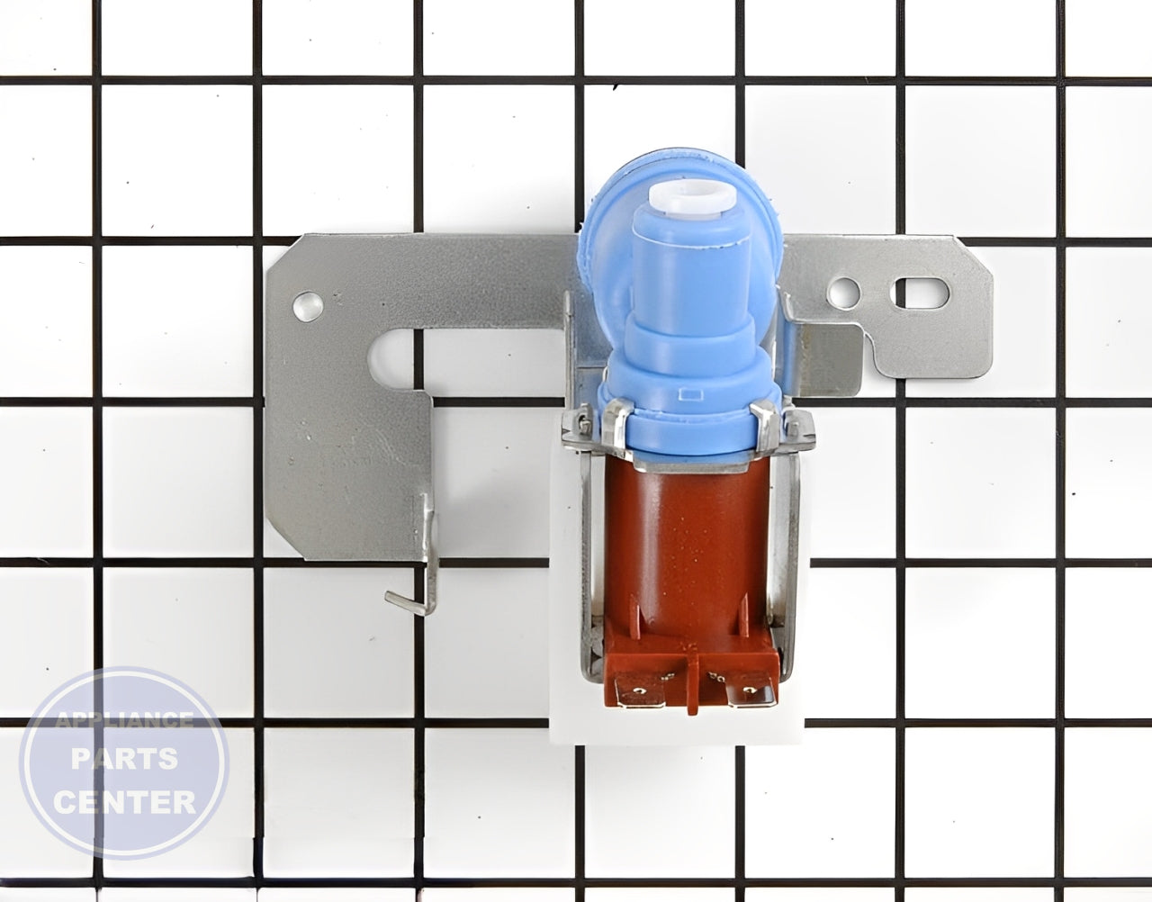 GE REFRIGERATOR WATER INLET FILL VALVE WR57X10033 - Main view showing valve and float assembly for GE Freezer and Refrigerator models