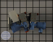 GE REFRIGERATOR VALVE AND BRACKET ASSEMBLY WR57X10084 - Main view showing water flow support for GEN Freezer and Refrigerator