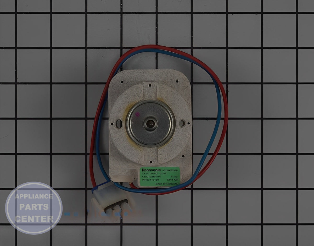GE Evaporator Fan Motor WR60X10139 - Main view showing efficient air circulation for GE models
