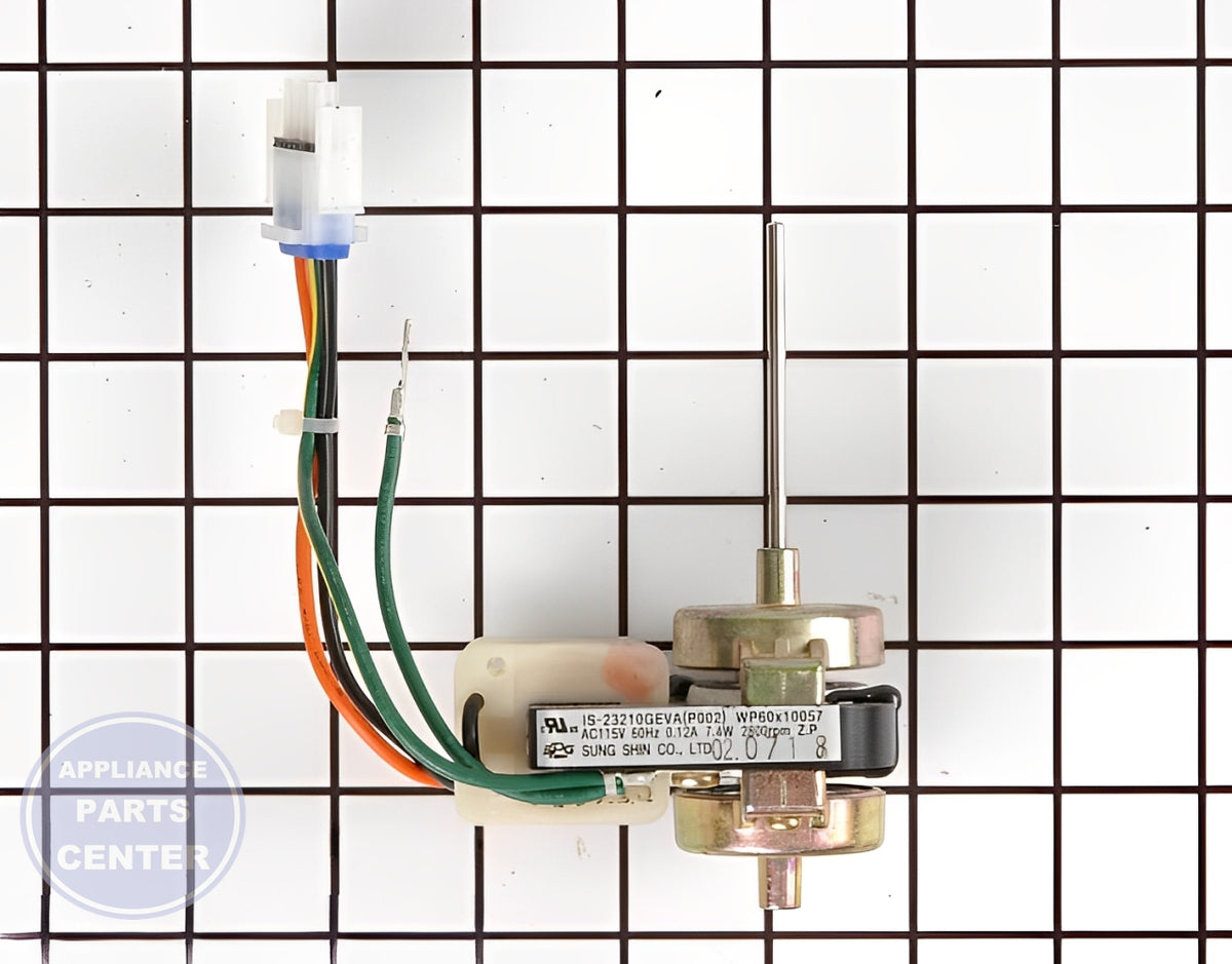 GE EVAPORATOR FAN MOTOR WR60X10172 - Main view showing efficient cooling for GEN Refrigerator models