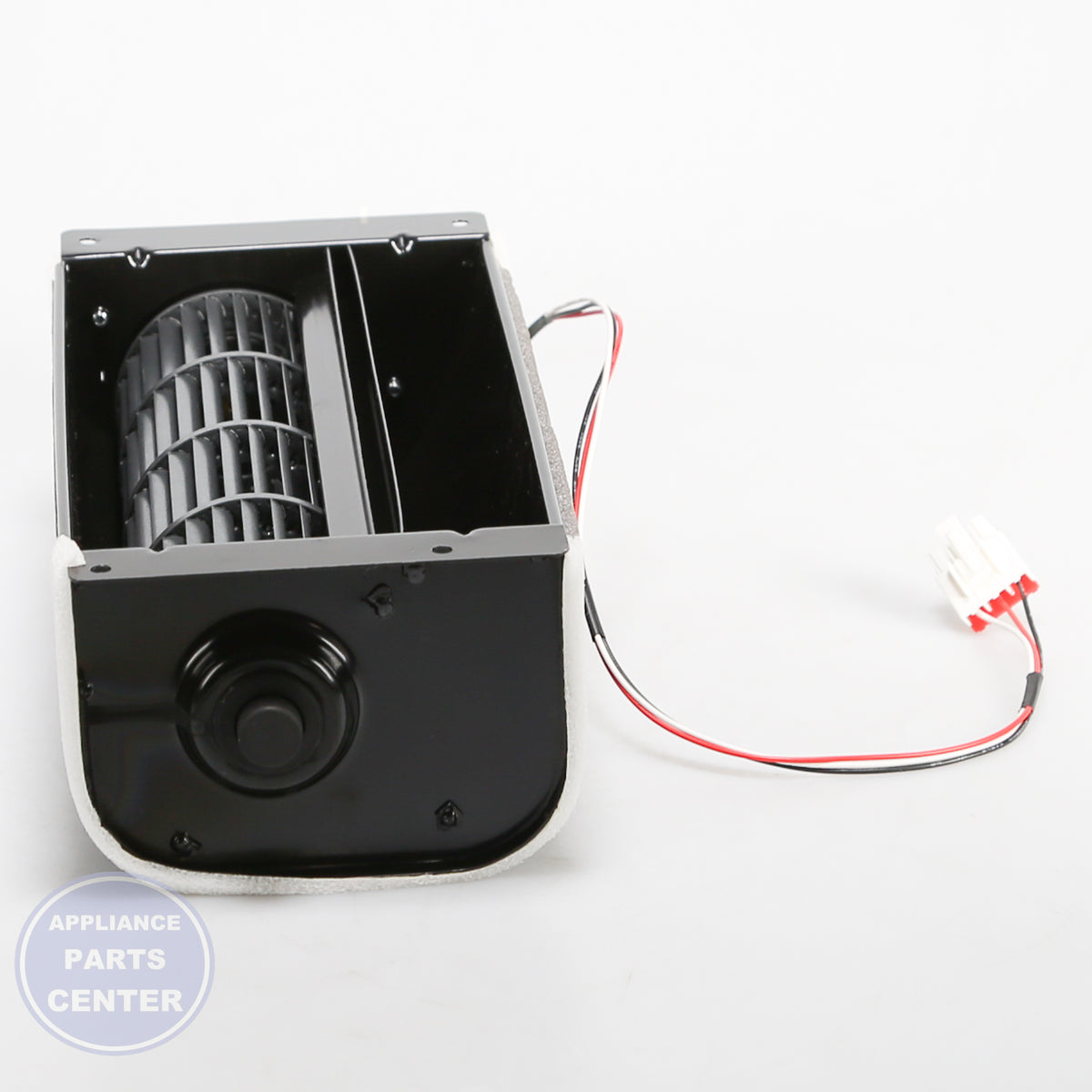GEH MOTOR FAN ASM FZ WR60X10176 - Installation in specific model showing key mounting points