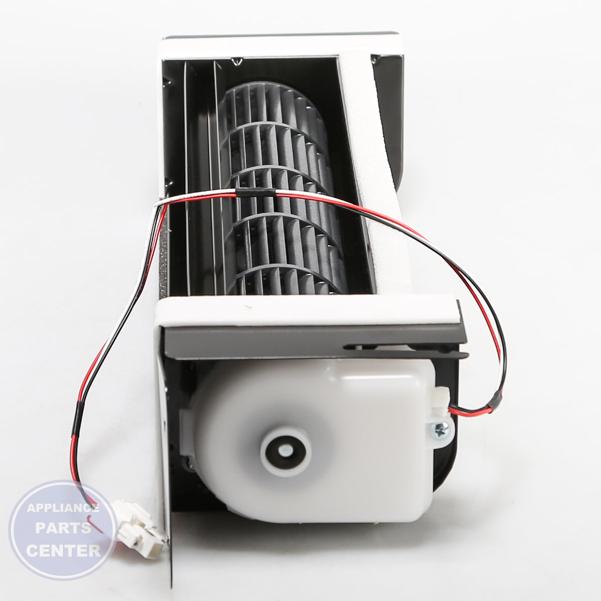 ASSY-FAN MOTOR REF WR60X10179 - Side view with specific measurements