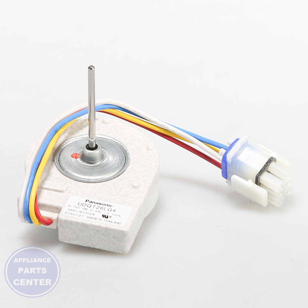 MOTOR ASM REF FAN. WR60X10196 - Side view with efficient cooling specs
