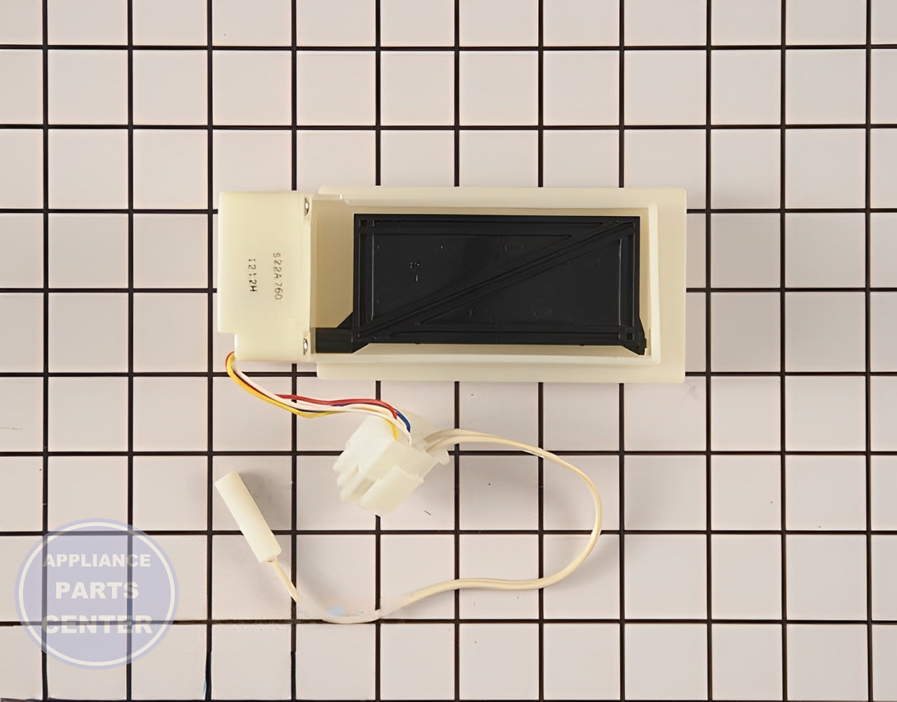 GE REFRIGERATOR DAMPER AND THERMISTOR ASSEMBLY WR60X10215 - Main view showing precise temperature control for various GE models