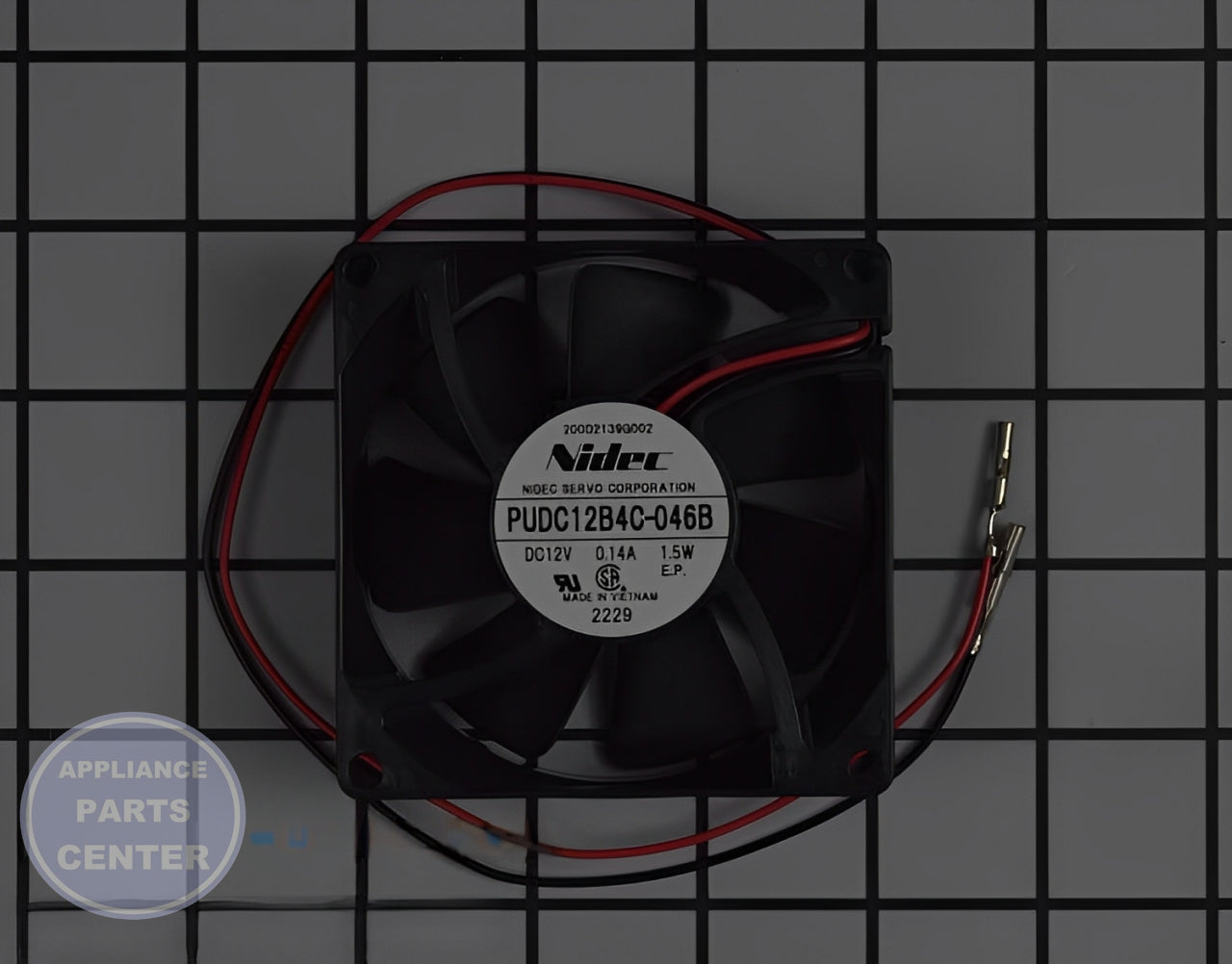 GEH FAN FRESH FOOD WR60X10225 - Main view showing efficient air circulation for GEH models