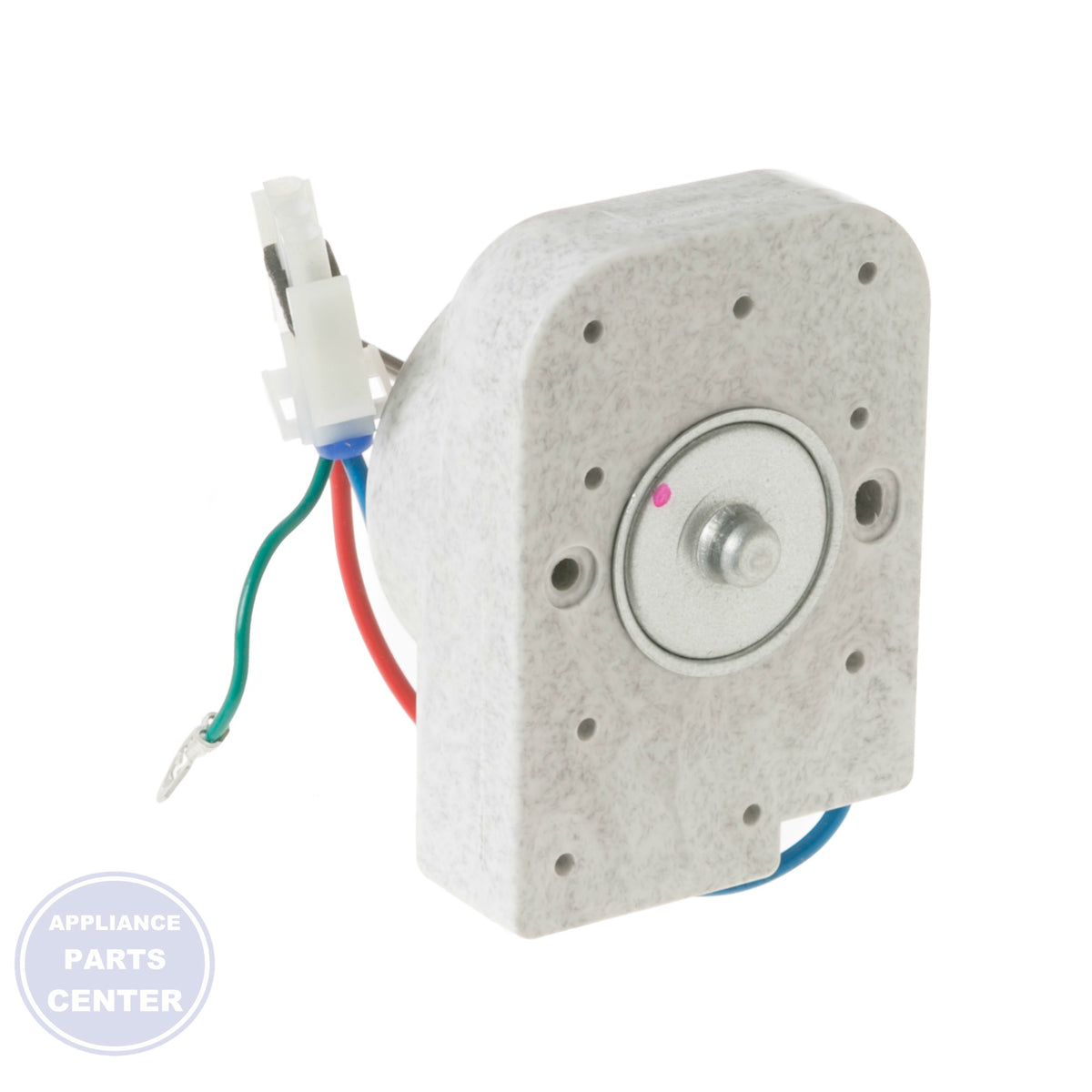 MOTOR AC/DC EVAP FAN. WR60X10240 - Side view with high-quality specs