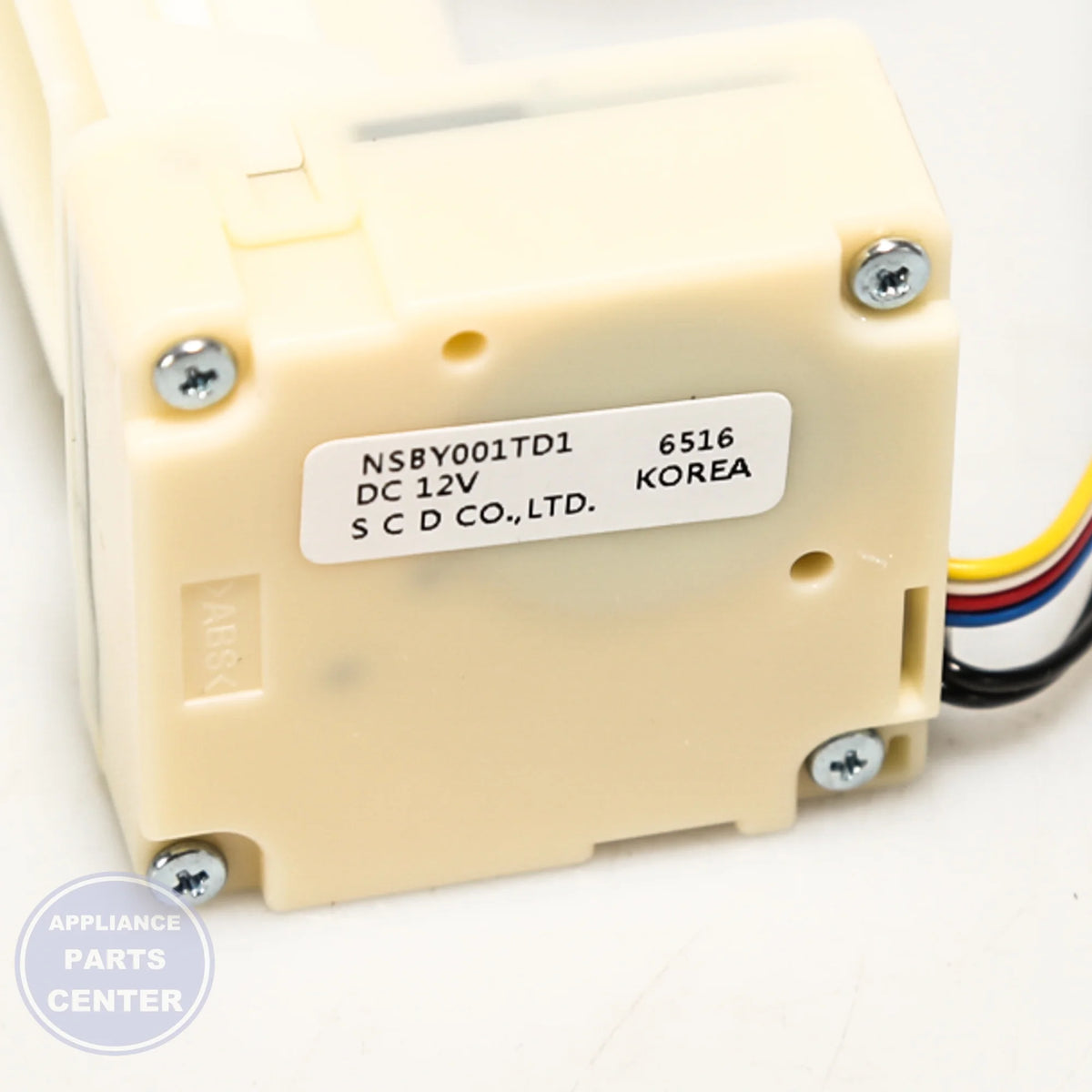 GEH ASM DAMPER MOTOR. WR60X10253 - Installation in GEH specific model showing key mounting points