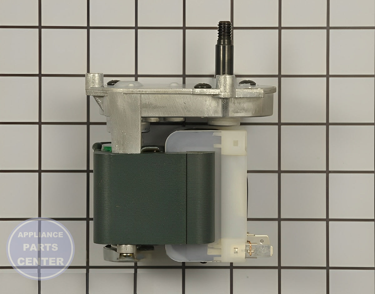 GE REFRIGERATOR ICE CRUSHER DISPENSER AUGER MOTOR WR60X10259 - Main view showing durable construction for various GE models