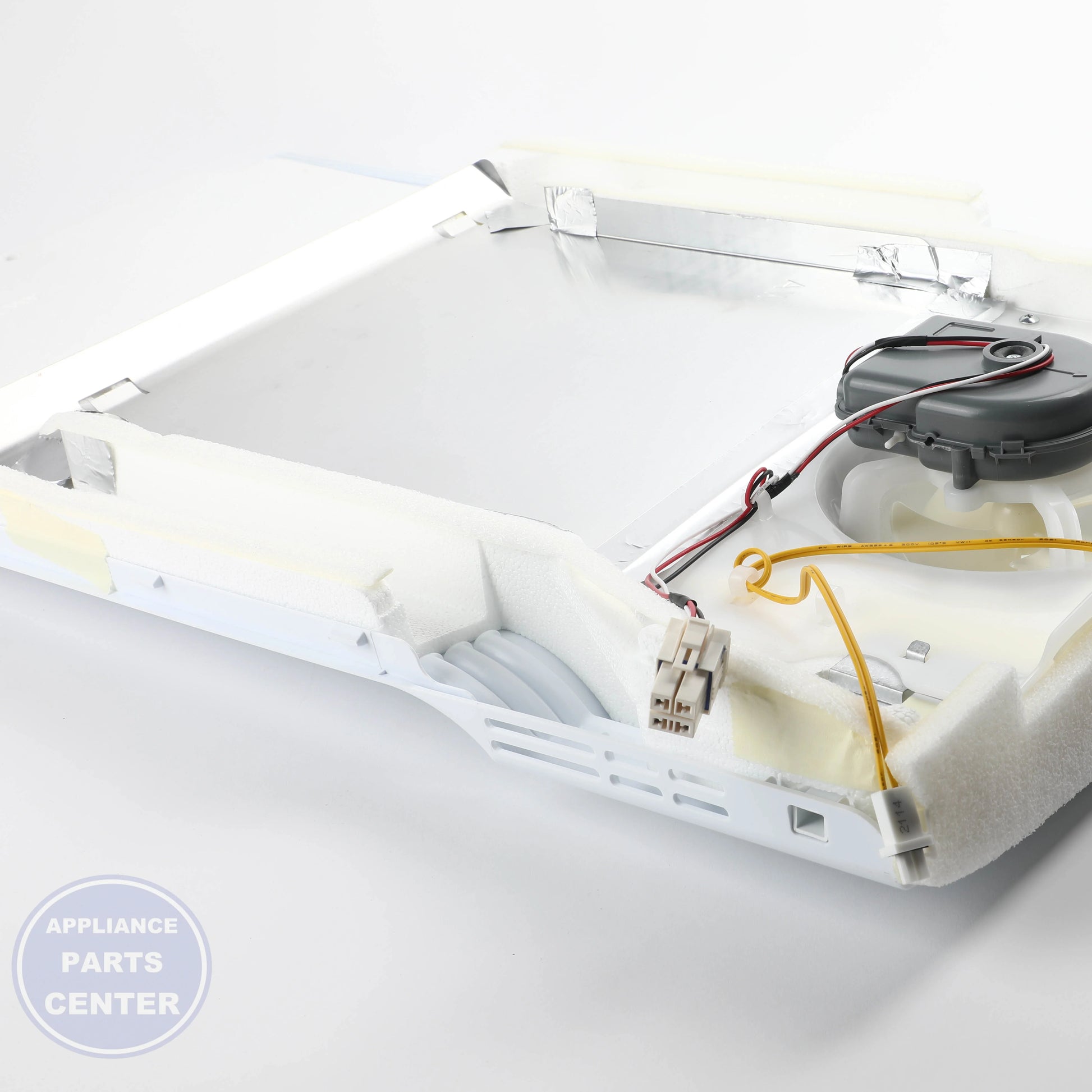 EVAP COVER ASM WR60X10272 - Detailed view of airflow enhancement