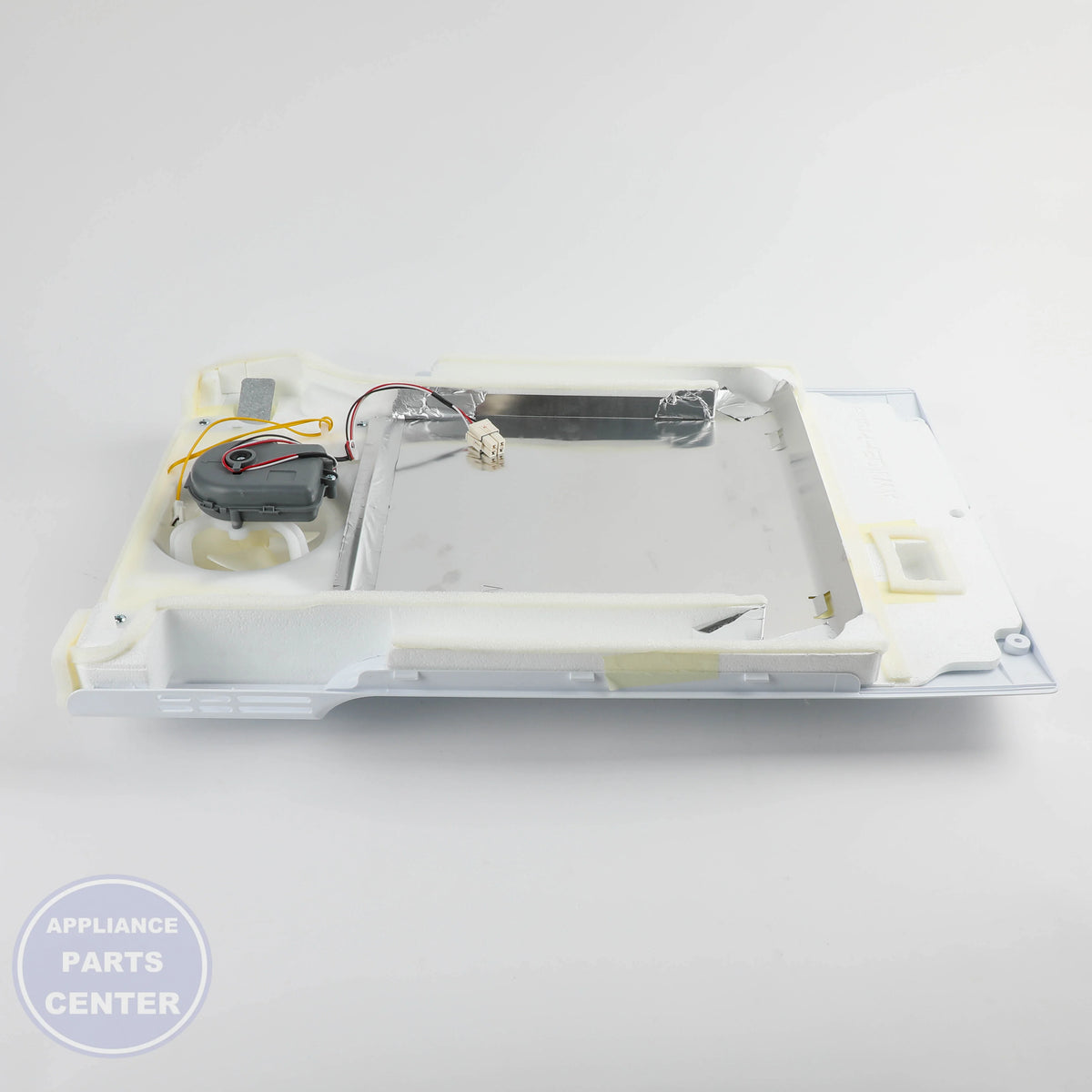 GEH EVAP COVER ASM WR60X10273 - Installation in specific GEH model showing mounting points