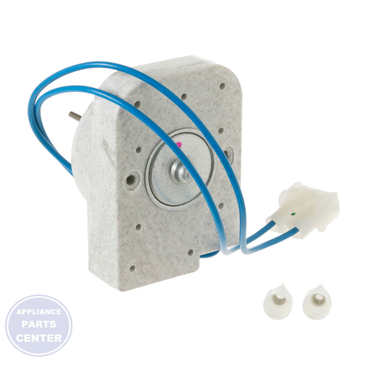 GEH EVAP FAN MOTOR KIT WR60X10300 - Installation in GEH model demonstrating key mounting points